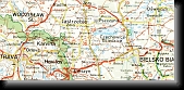mapa_polska * Mapa cesty z Ostravy do Osvětimi * 887 x 412 * (92KB)